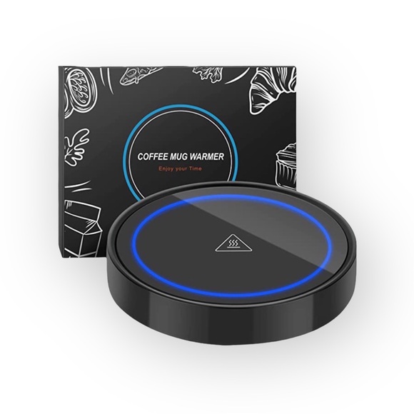 new Coffee Mug + Candle Warmer Plate ᯾ Blue Light ᯾ UL Listed + Certified ᯾ Gift - Picture 14 of 16